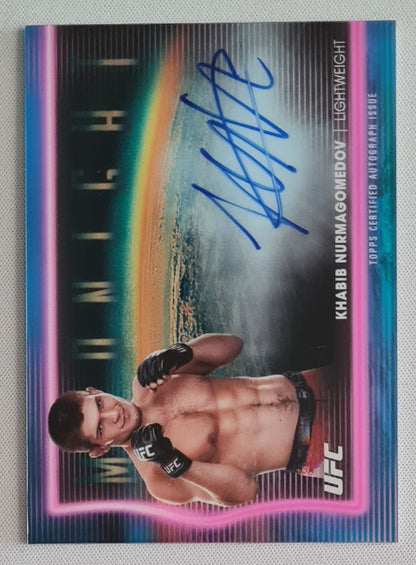 Khabib Nurmagomedov - 2025 Topps Midnight UFC Horizon Signatures #HNS-KN