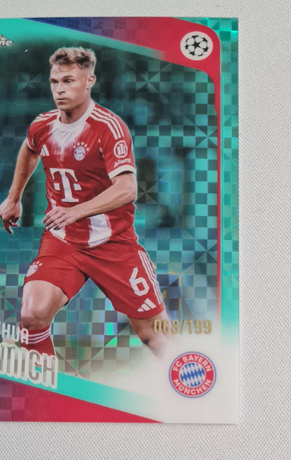 Joshua Kimmich - 2025/26 Topps Chrome UCL Aqua /199 #55 Bayern Munchen