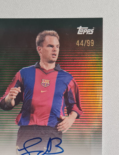 Frank de Boer - 2025/26 Topps Team Set FC Barcelona Auto /99 #BA-DB