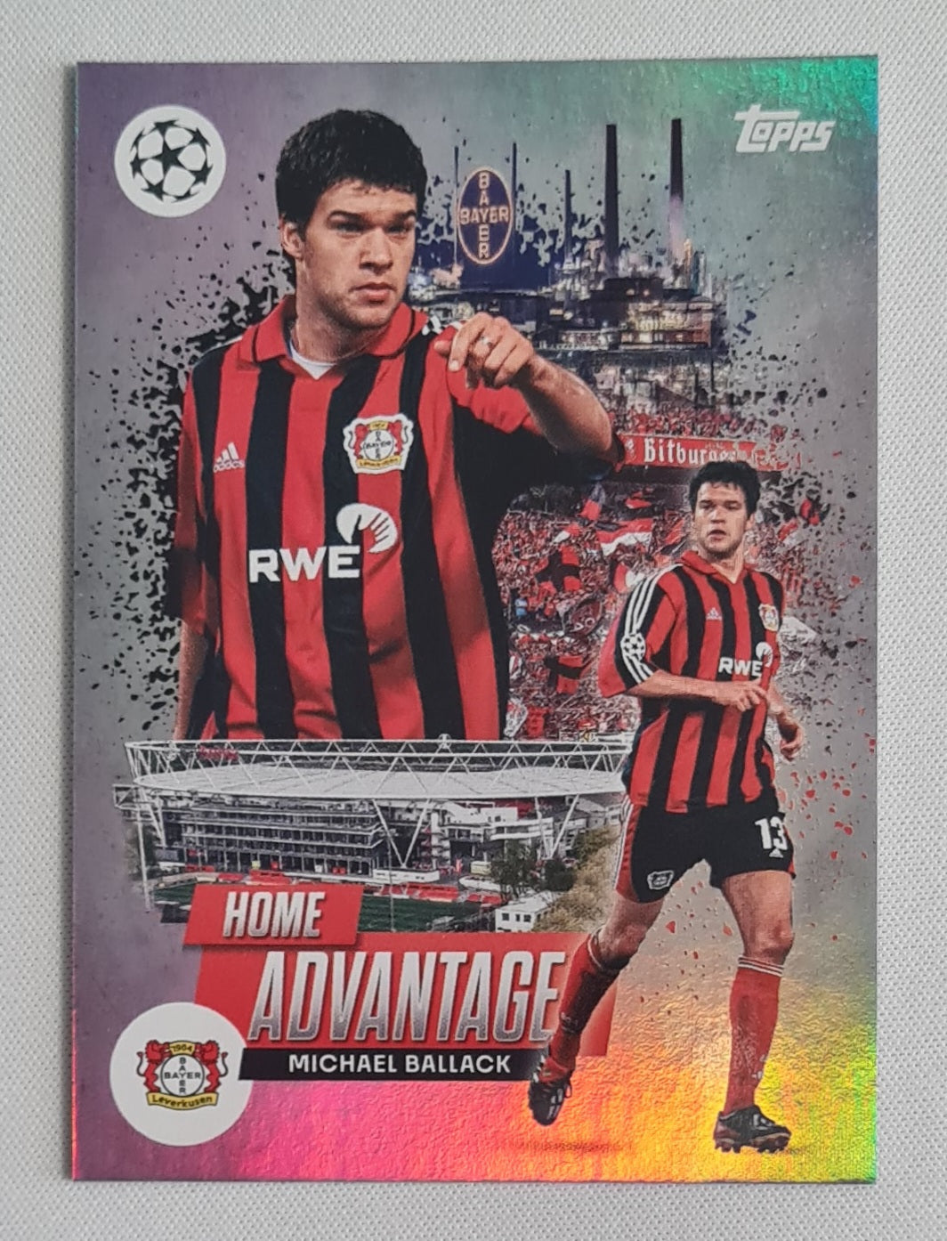 Michael Ballack - 2025/26 Topps UEFA UCC Home Advantage #HP-18 Bayer 04 Leverkusen