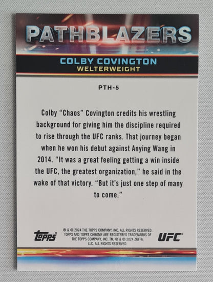 Colby Covington - 2024 Topps Chrome UFC Pathblazers #PTH-5