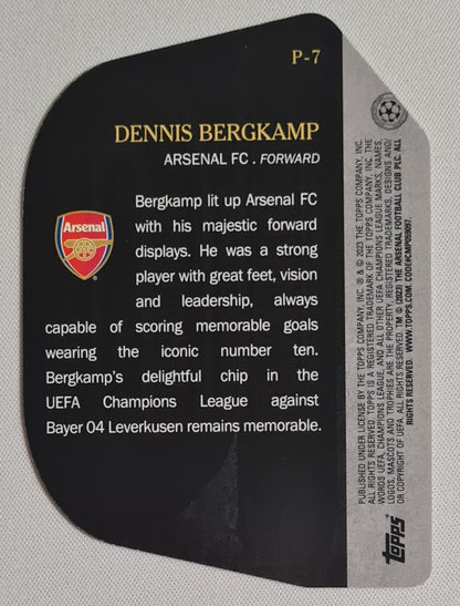 Dennis Bergkamp - 2022/23 Topps UCC Perfection Die-cut #P-7 Arsenal FC