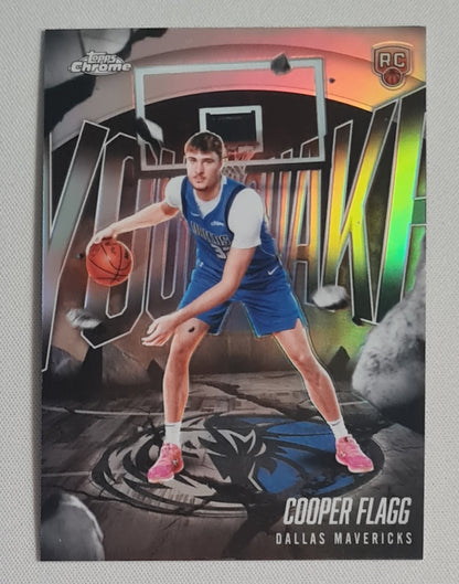 Cooper Flagg - 2025/26 Topps Chrome Youthquake Refractor #YQ-1 Dallas Mavericks