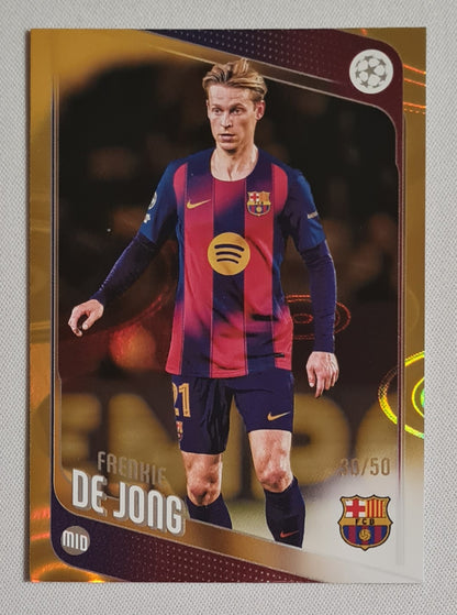 Frenkie de Jong - 2026 Topps UCC Gold /50 #135 FC Barcelona