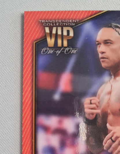 Damian Priest - 2021 Topps Transcendent 1of1 WWE VIP Party Red & Yellow #12