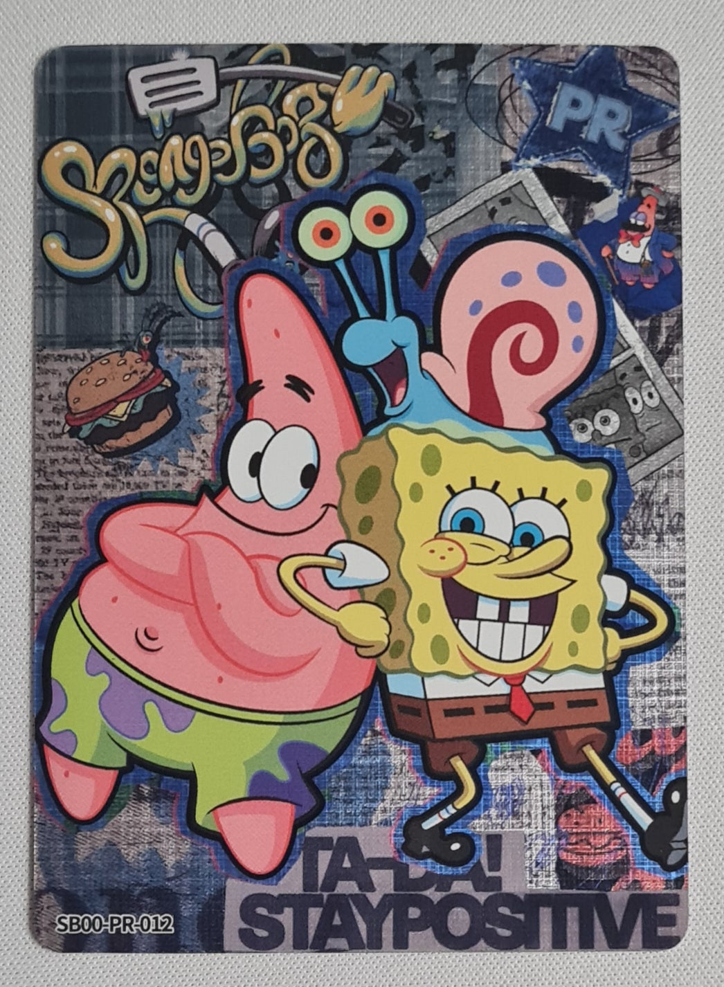 Spongebob Squarepants, Patrick Star, Gary The Snail - 2024 Viacom Stay Positive #SB00-PR-012