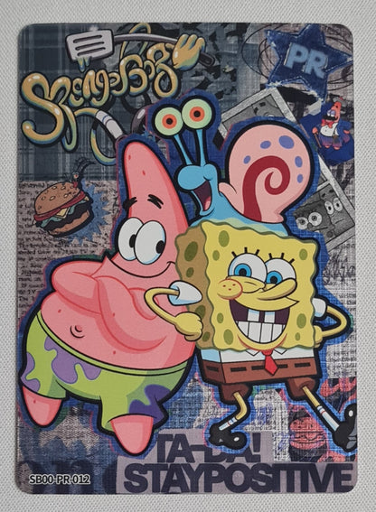 Spongebob Squarepants, Patrick Star, Gary The Snail - 2024 Viacom Stay Positive #SB00-PR-012