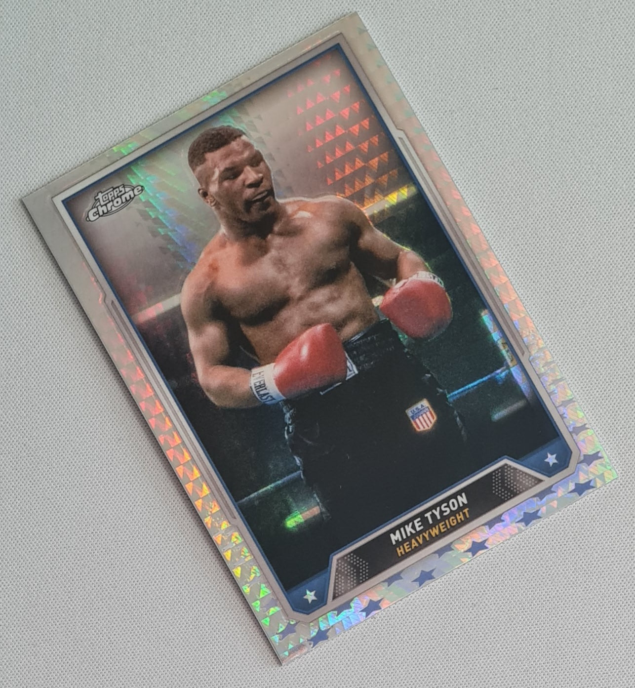 Mike Tyson - 2024 Topps Chrome Boxing Refractor #35