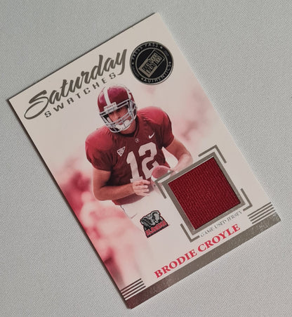 Brodie Croyle - 2007 Press Pass Legends Saturday Swatches Jersey #SS-BC Alabama