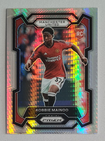 Kobbie Mainoo - 2023/24 Panini Prizm Premier League Soccer Hyper Prizm #38 Manchester United