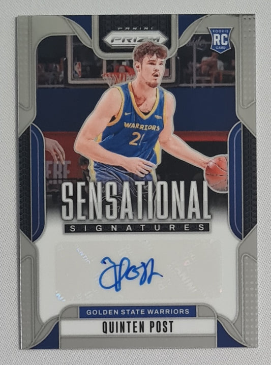 Quinten Post - 2024/25 Panini Prizm Sensational Signatures #SS-QPW Golden State Warriors